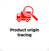 Product origin tracing